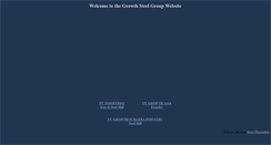 Desktop Screenshot of growthsteelgroup.com