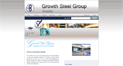 Desktop Screenshot of ga.growthsteelgroup.com