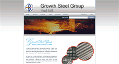 Desktop Screenshot of gs.growthsteelgroup.com